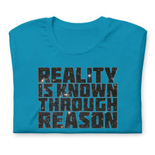 Load image into Gallery viewer, "Reality is Known Through Reason" Tee- Cosmos Variant